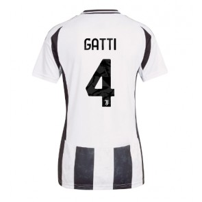 Juventus Federico Gatti #4 Dámské Domácí Dres 2024-25 Krátký Rukáv